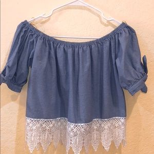 Off the shoulder top